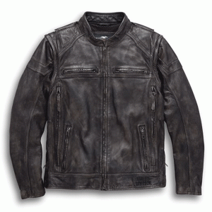 Men's Dauntless Convertible Leather Jacket